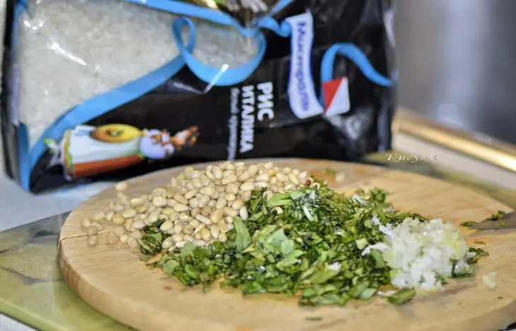 Песто-ризотто: шаг 3