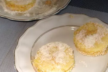 Пирожки из манной каши с начинкой из сыра - griesskuchlein mit kase gefult: шаг 8