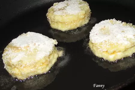 Пирожки из манной каши с начинкой из сыра - griesskuchlein mit kase gefult: шаг 9