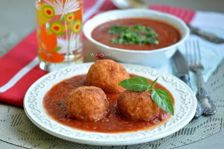 Аранчини с соусом маринара: шаг 15