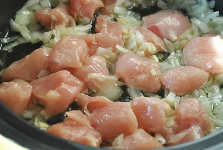 Ризотто с курицей, белыми грибами и тимьяном: шаг 5