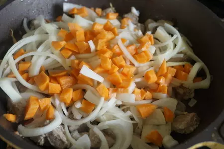 Тигадегена – тушеное мясо с овощами: шаг 5