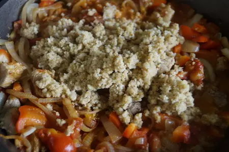 Тигадегена – тушеное мясо с овощами: шаг 7
