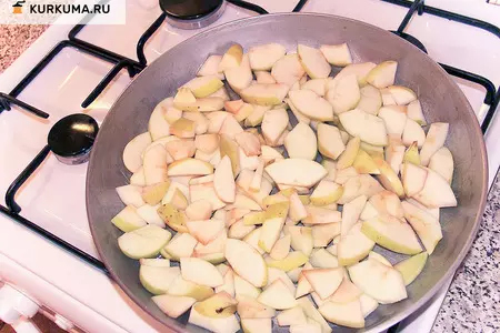 Вегетарианская шарлотка (шарлотка без яиц): шаг 1
