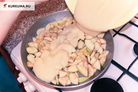 Вегетарианская шарлотка (шарлотка без яиц): шаг 2