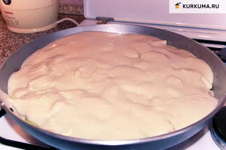 Вегетарианская шарлотка (шарлотка без яиц): шаг 3