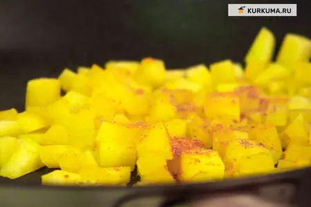 Гречка с кабачками и адыгейским сыром: шаг 3