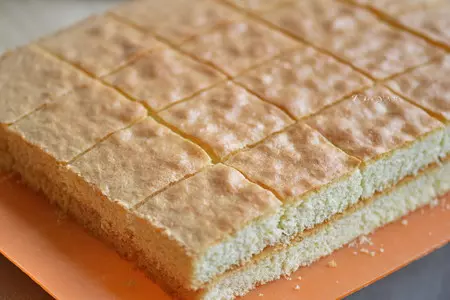 Австралийское пирожное ламингтон  (lamington): шаг 6