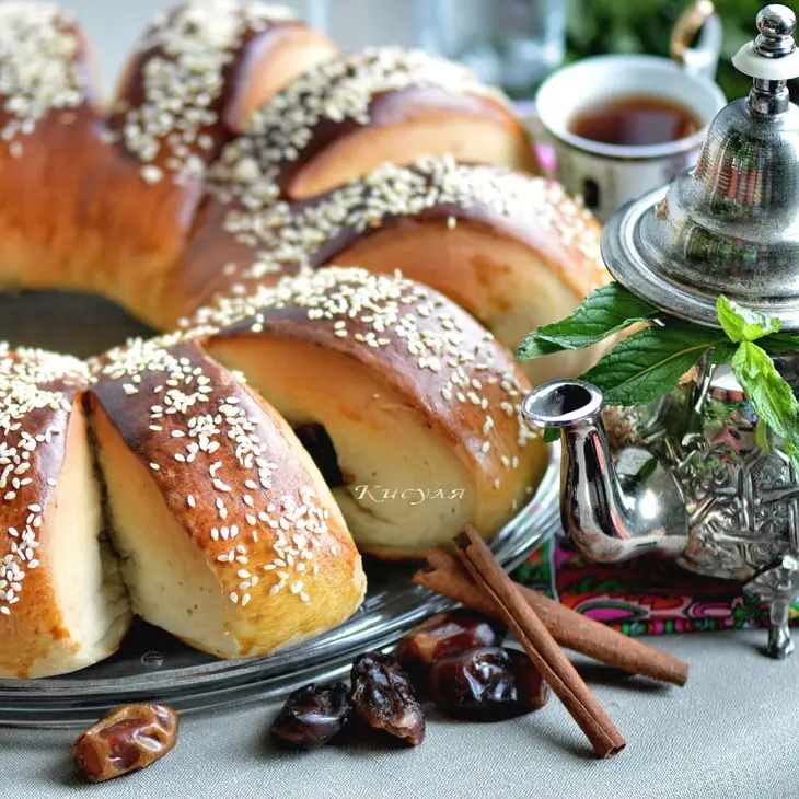 Кольцо с финиками: шаг 14