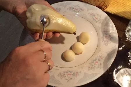 Желе из чая каркаде с фруктовыми шариками!: шаг 4