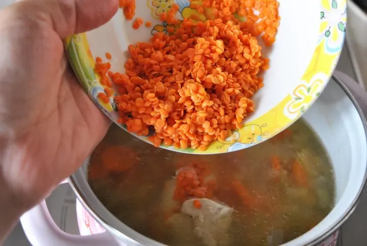 Мой юбилейный рецепт. харира с курицей, нутом и чечевицей: шаг 6