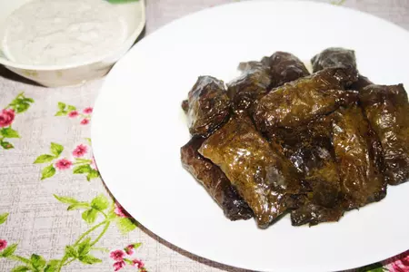 Долма из свежих виноградных листьев: шаг 10