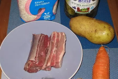 Рассольник: шаг 1