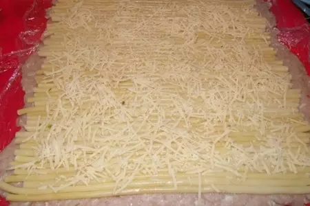 Котлеты с макаронами в рулете: шаг 2