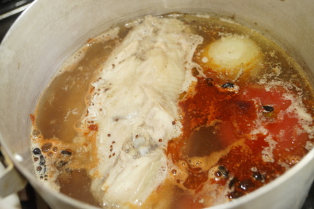 Товук шурпа – куриный суп: шаг 3