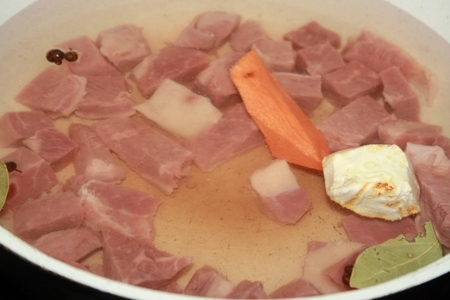 Грибной суп с говядиной и перловкой : шаг 3