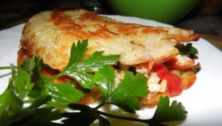 Драники с начинкой: шаг 10