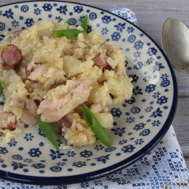 Кулеш с курицей и колбасками: шаг 5