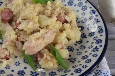 Кулеш с курицей и колбасками: шаг 5