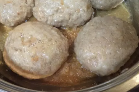 Зразы "молодо- зелено!" с сыром, зелёным луком и гречей на гарнир!: шаг 4