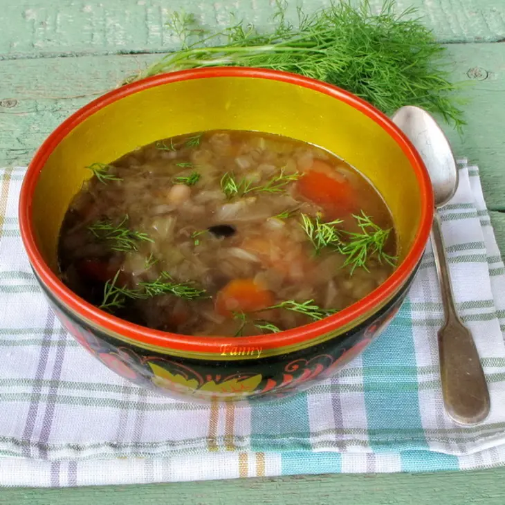 Щи с фасолью и курицей: шаг 5