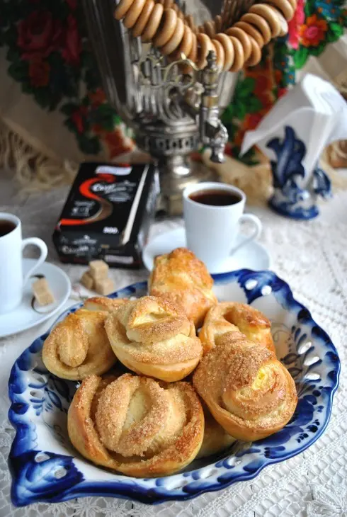Плюшки с коричневым сахаром: шаг 14