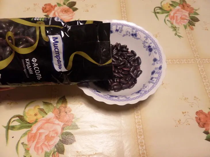 Вареники с фасолью, грибами и гусиными сердечками: шаг 2