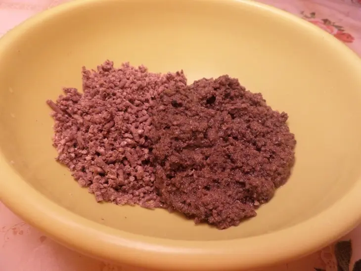 Вареники с фасолью, грибами и гусиными сердечками: шаг 7