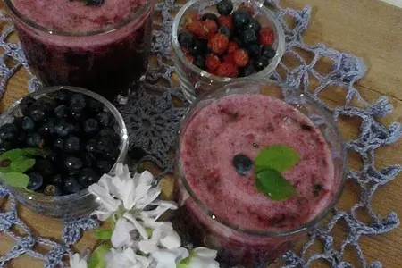 Цитрусовое смузи с черникой: шаг 6
