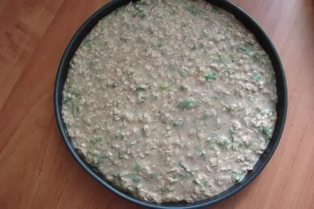 Геркулесовая лепёшка с овощами: шаг 4