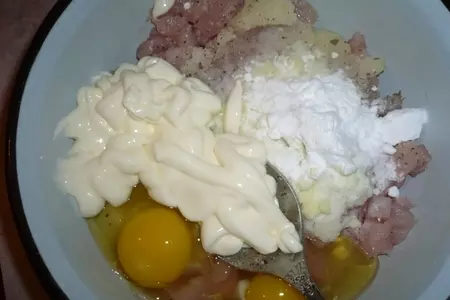 Куриные оладушки: шаг 3