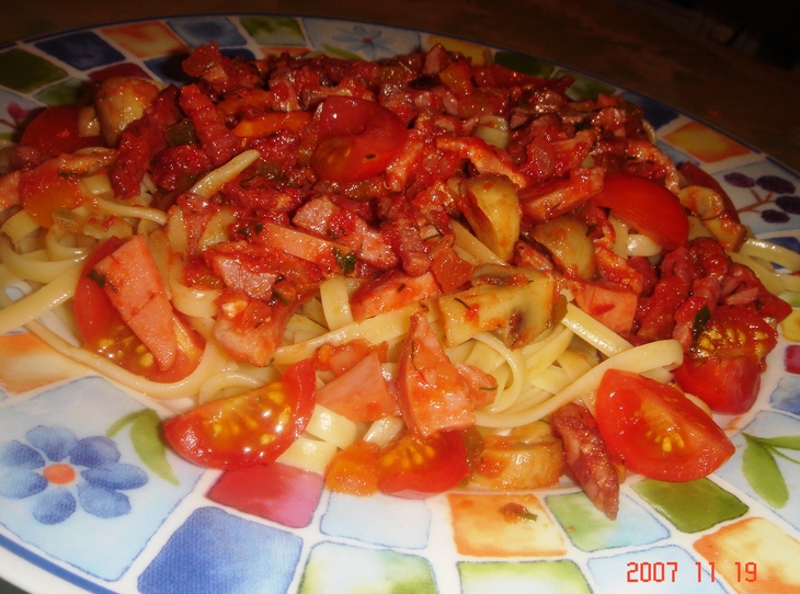 Спагетти с гарниром: шаг 5