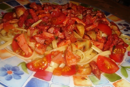 Спагетти с гарниром: шаг 5