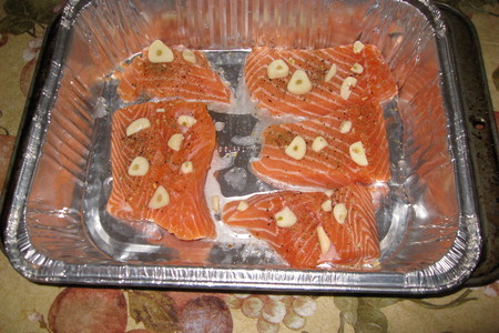 Филе лосося запеченное с гарниром.: шаг 2