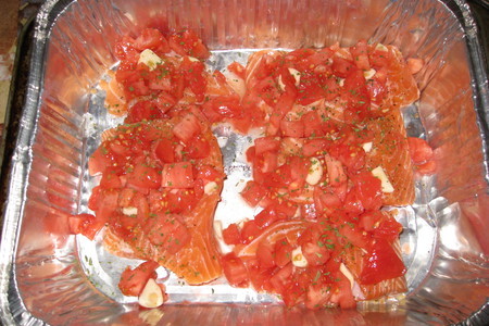 Филе лосося запеченное с гарниром.: шаг 3