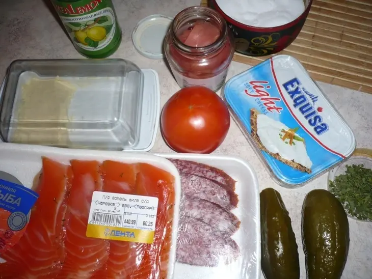 Закусочная тарелочка: шаг 1