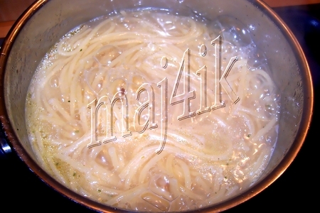 Киш со спагетти: шаг 1