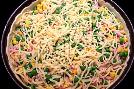 Киш со спагетти: шаг 4
