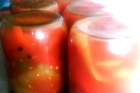 Перец в масляно-томатной заливке: шаг 3