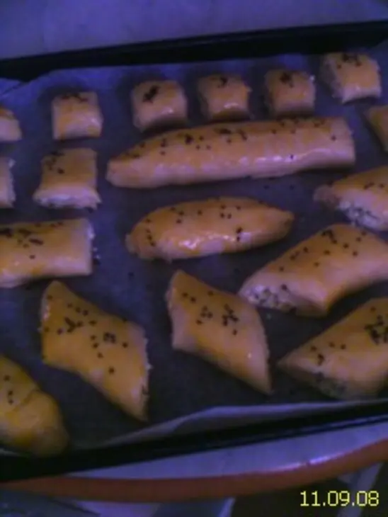 Рулетные пирожки с картошкой: шаг 2