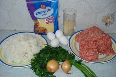 Рисовая запеканка с мясом: шаг 1