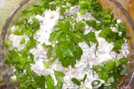Салат из домашней птицы с ананасом и спаржей: шаг 6