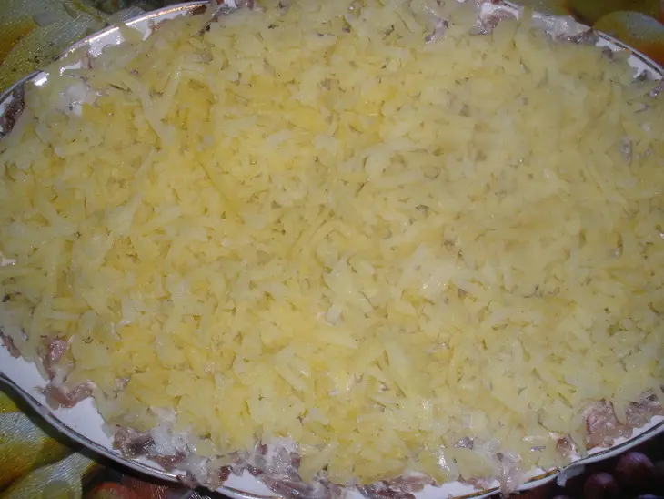 Селёдка под шубой: шаг 2