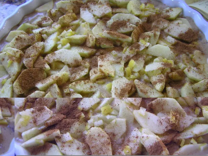 Яблочный пирог с кедровыми орешками: шаг 6