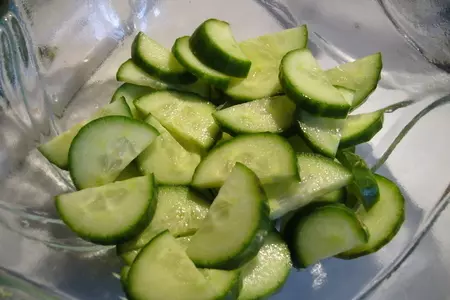 Французский салат с сырыми шампиньонами: шаг 1