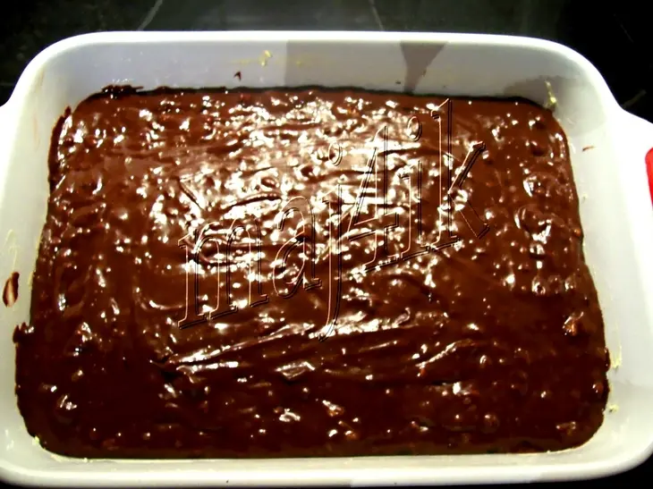 Брауни с шоколадом и орехами: шаг 5
