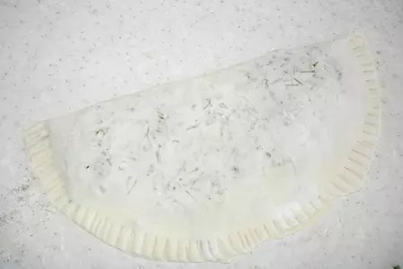Кутабы с зеленью: шаг 5