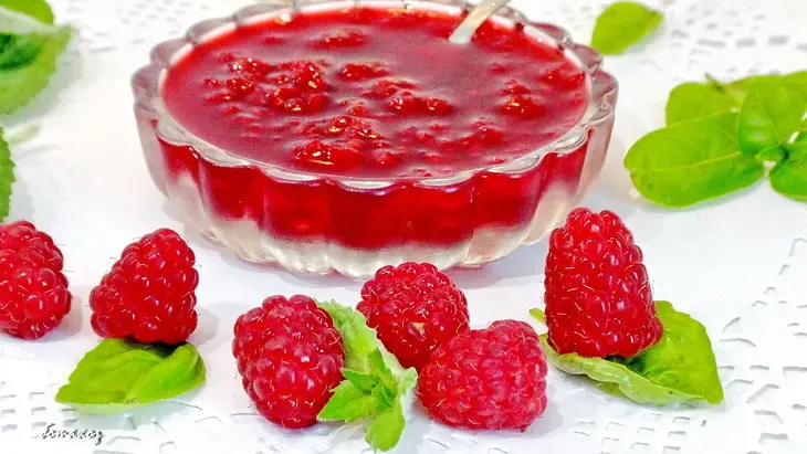 Малиновое варенье с лимоном и базиликом: шаг 6