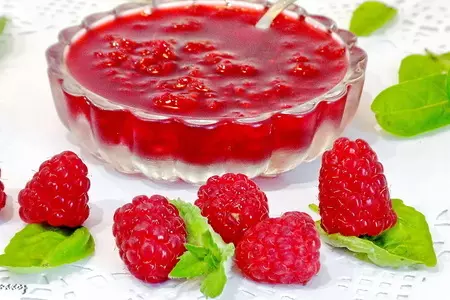 Малиновое варенье с лимоном и базиликом: шаг 6
