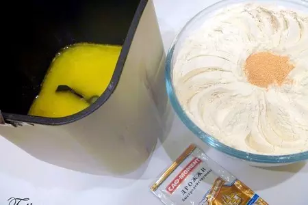 Булочки-"розочки" с отрубями и корицей: шаг 2